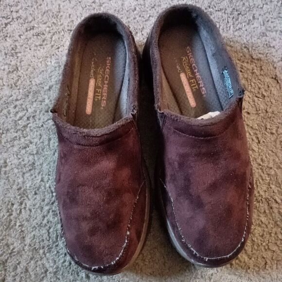 Sketchers Easy Going Latte Clogs Relaxed Fit Air-Cooled Memory Foam Sz 8 PRE-OWN - Picture 4 of 8